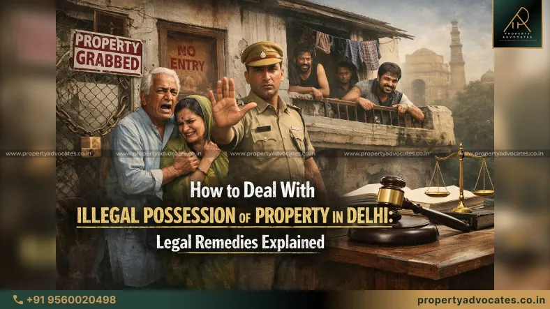 How to Deal With Illegal Possession of Property in Delhi: Legal Remedies Explained