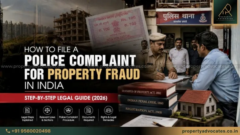 How to File a Police Complaint for Property Fraud in India: Step-by-Step Legal Guide (2026)