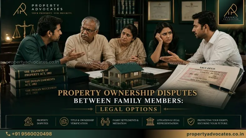 Property Ownership Disputes Between Family Members: Legal Options