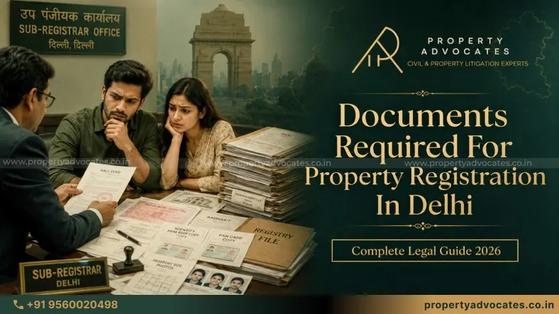 Documents Required For Property Registration In Delhi: Complete Legal Guide 2026