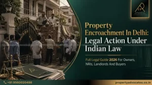 Property Encroachment In Delhi Legal Action Under Indian Law