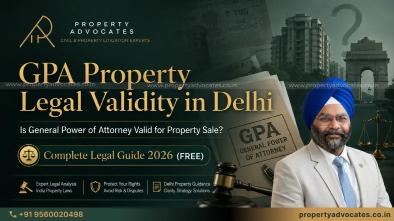 GPA Property Legal Validity in Delhi: Is General Power of Attorney Valid for Property Sale?