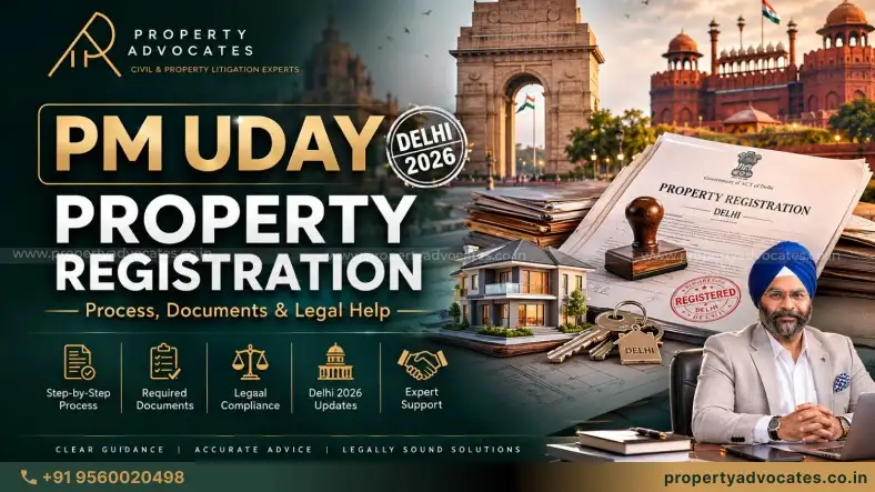 PM UDAY Property Registration Delhi 2026: Process, Documents & Legal Help